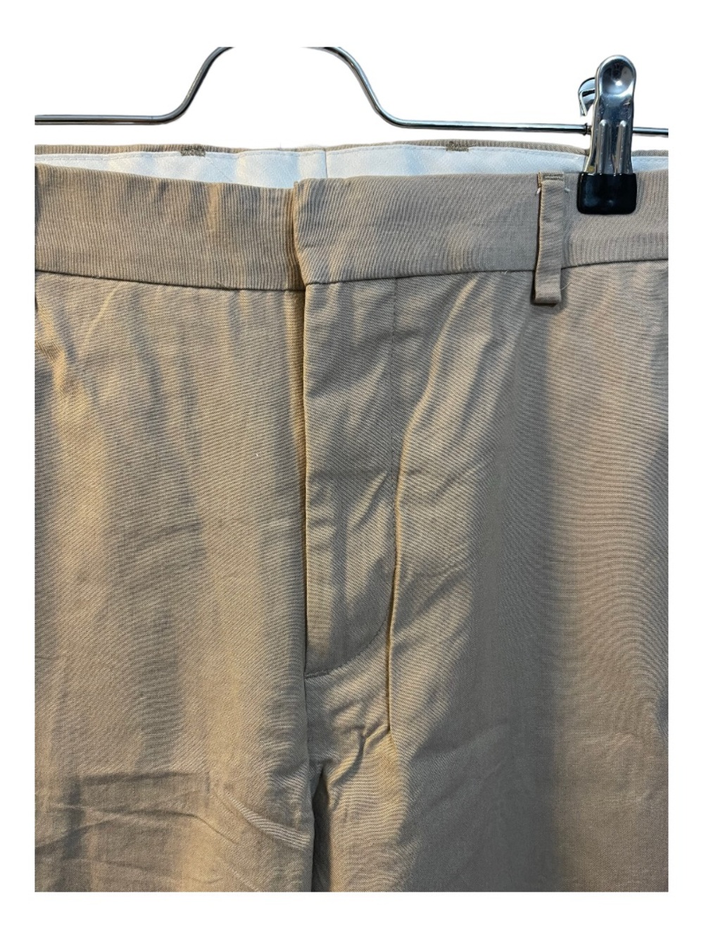 Express Men’s Flat-Front Pants in Khaki